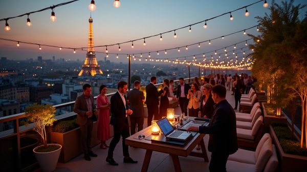 Optimiser votre soirée entreprise sur un rooftop à Paris