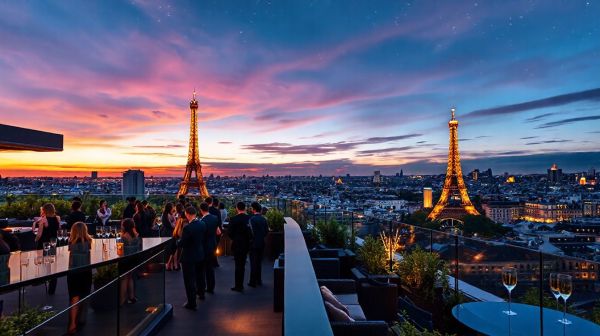 Top 10 rooftops à Paris pour une soirée entreprise réussie