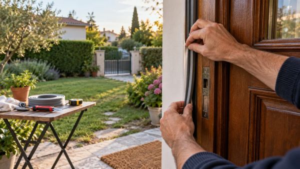 Top 5 étapes pour réussir l'isolation de votre porte d'entrée
